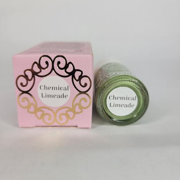 Glitter Daze "Chemical Limeade" NEW Green Glitter Shimmer Holo Metallic Lacquer - Picture 6 of 6